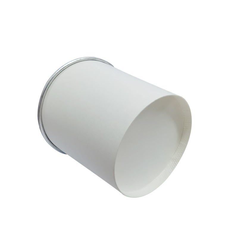 white paper soup container