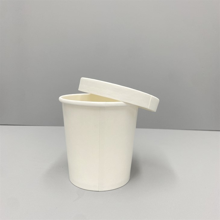 450ml White Paper Soup Cup