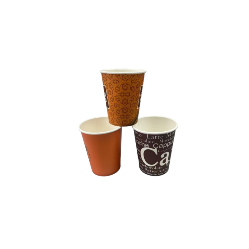 8 Oz Paper Cups With Customize Disposable For Coffee And Tea in Bulk