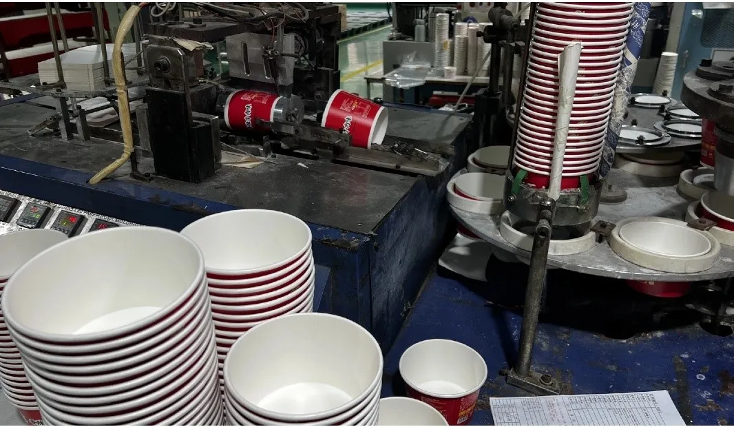 05 the forming of the cup in the factory 05 the forming of the cup in the factory