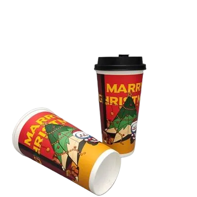 16 oz Paper Coffee Cups With Lids