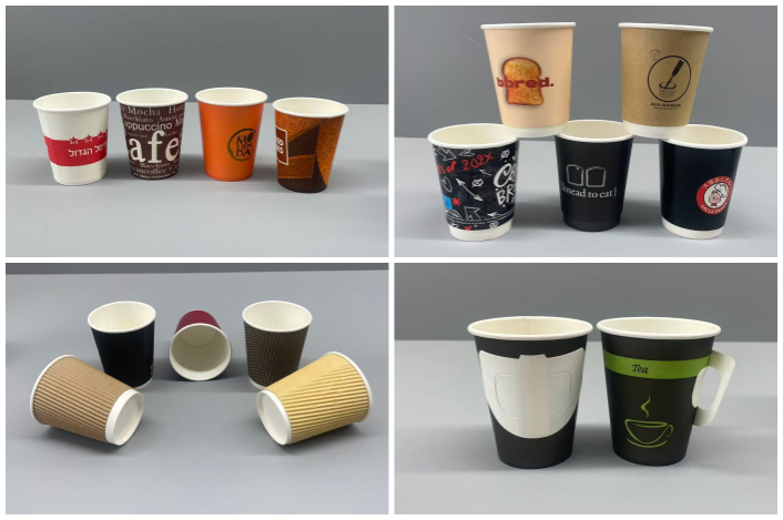 Paper cup with handle Paper cup with handle