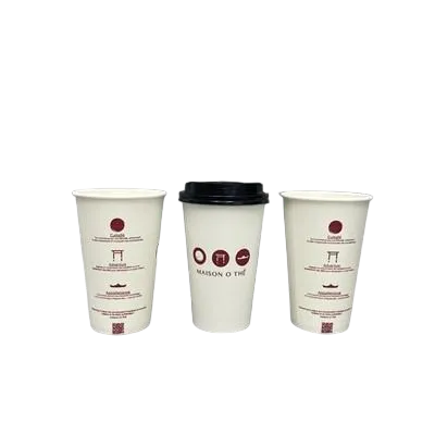 Eco-Friendly Disposable Single Wall Paper Cups With Customize For Coffee And Tea